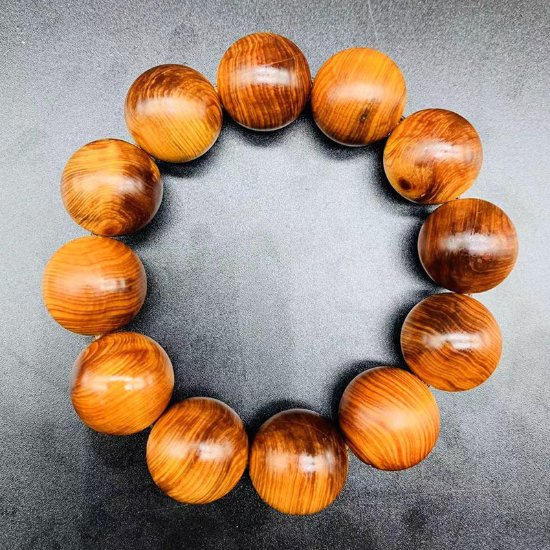 Boutique Full Burl Rosary Unisex Old Bracelets
