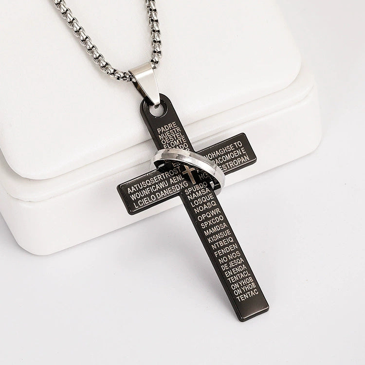 Women's & Men's Simplicity Long Gothic Vintage Stainless Steel Pendants
