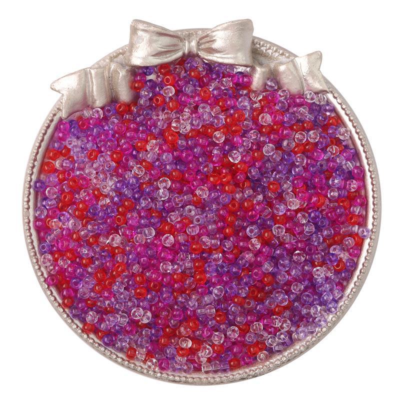 High Quality Transparent Paint Glass Beads Beaded Jewelry Accessories