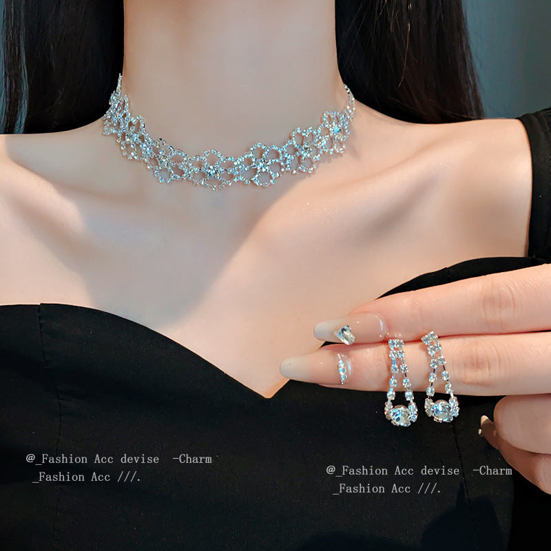 Women's Cold Style Geometric Tassel Light Luxury High-grade Sense Jewelry Set