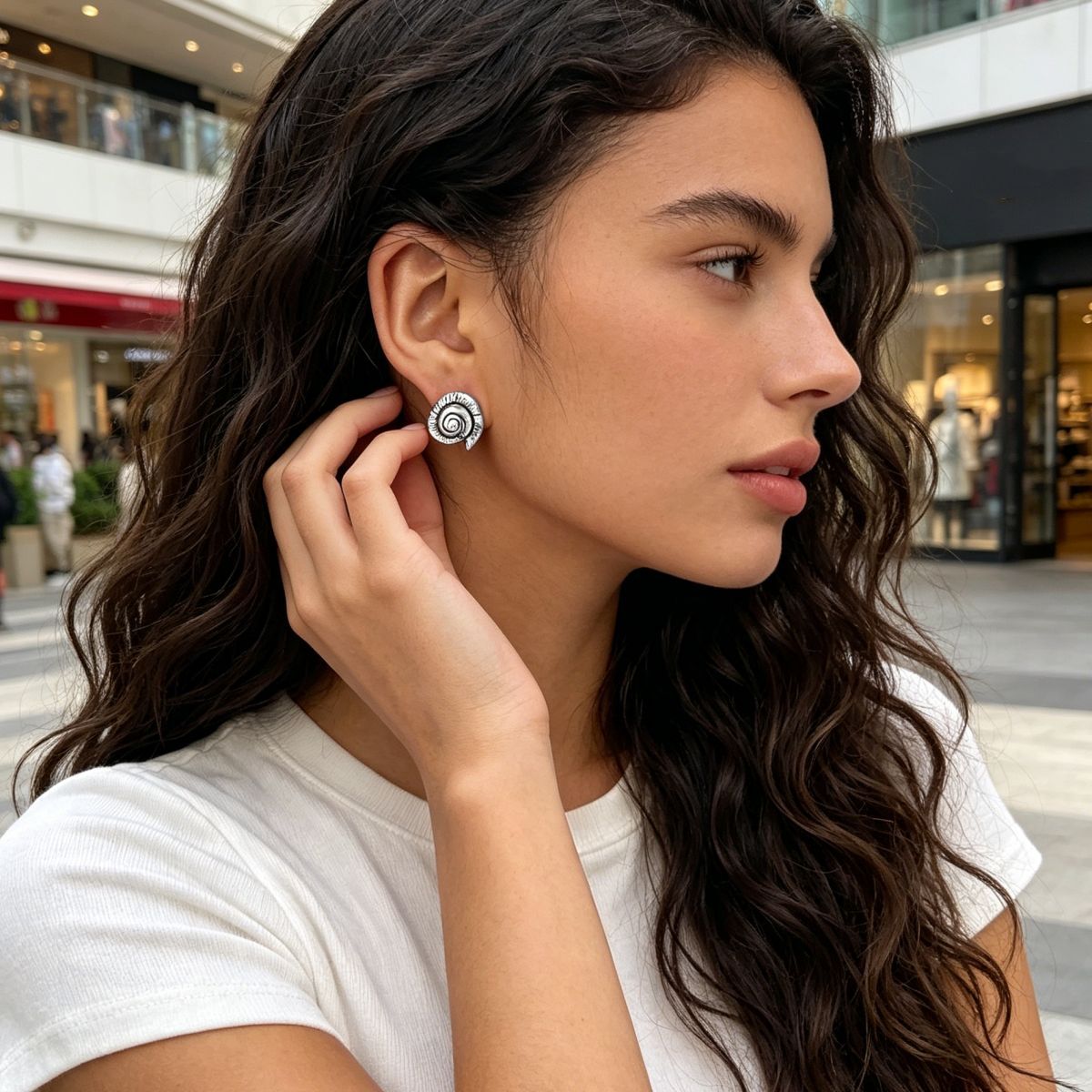 Women's Beach Vacation Style Alloy Starfish Shaped Stud Earrings