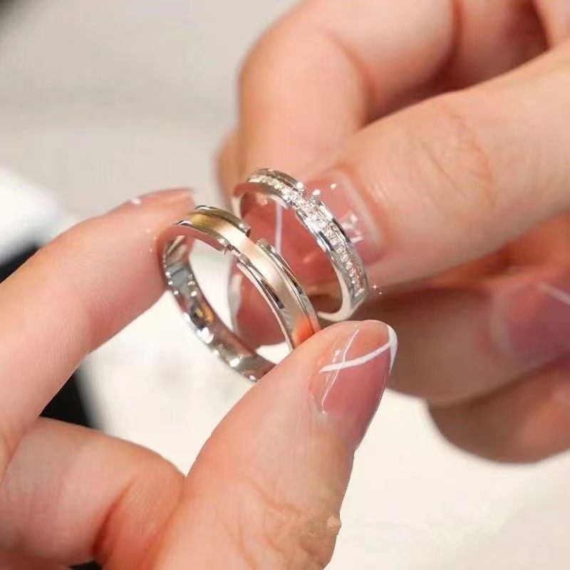 Women's Couple Confession Light Luxury Design Sense Rings