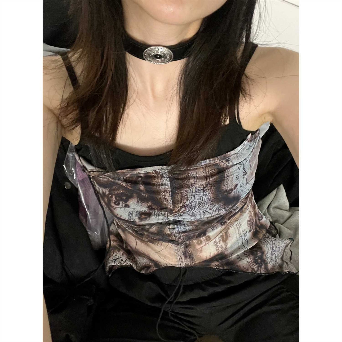 Women's & Men's Tibetan Metal Totem Distressed Punk High Necklaces