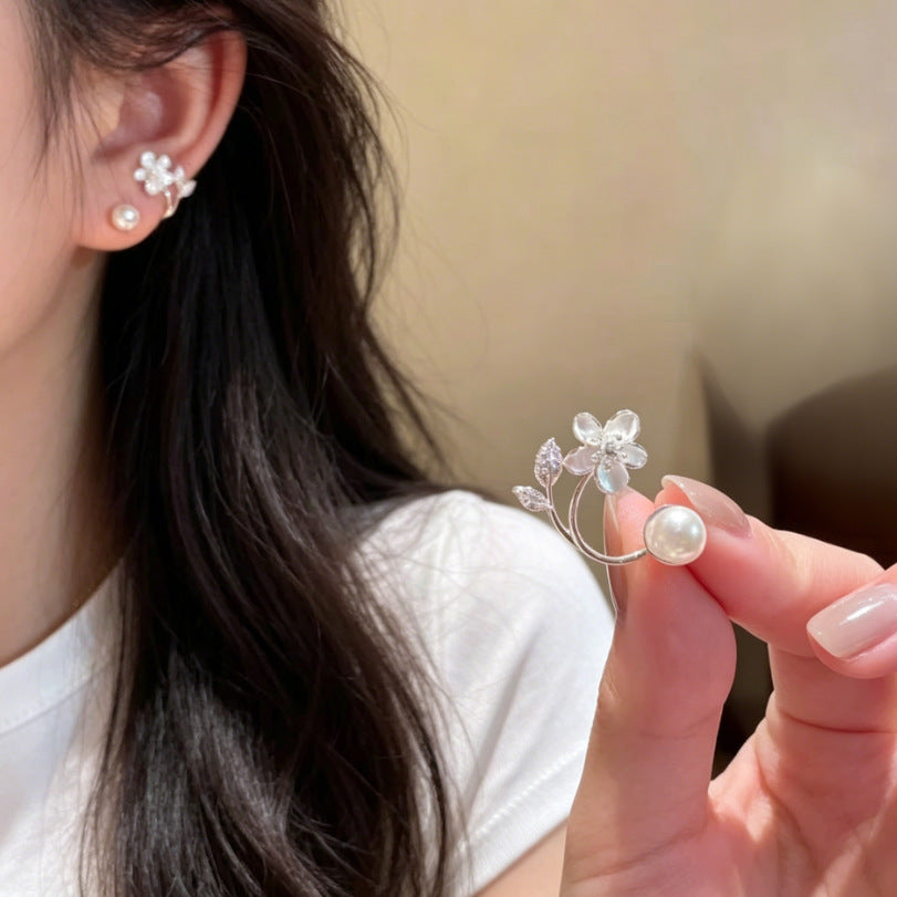 Women's Diamond For Chic Elegant Fresh Sweet Stud Earrings