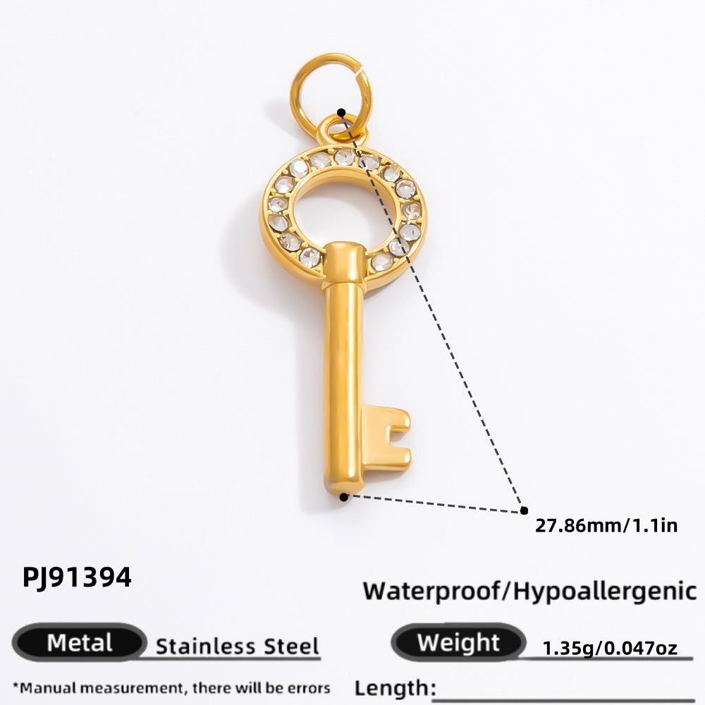 Classy Stylish Stainless Steel Gold-plated Design Jewelry Accessories