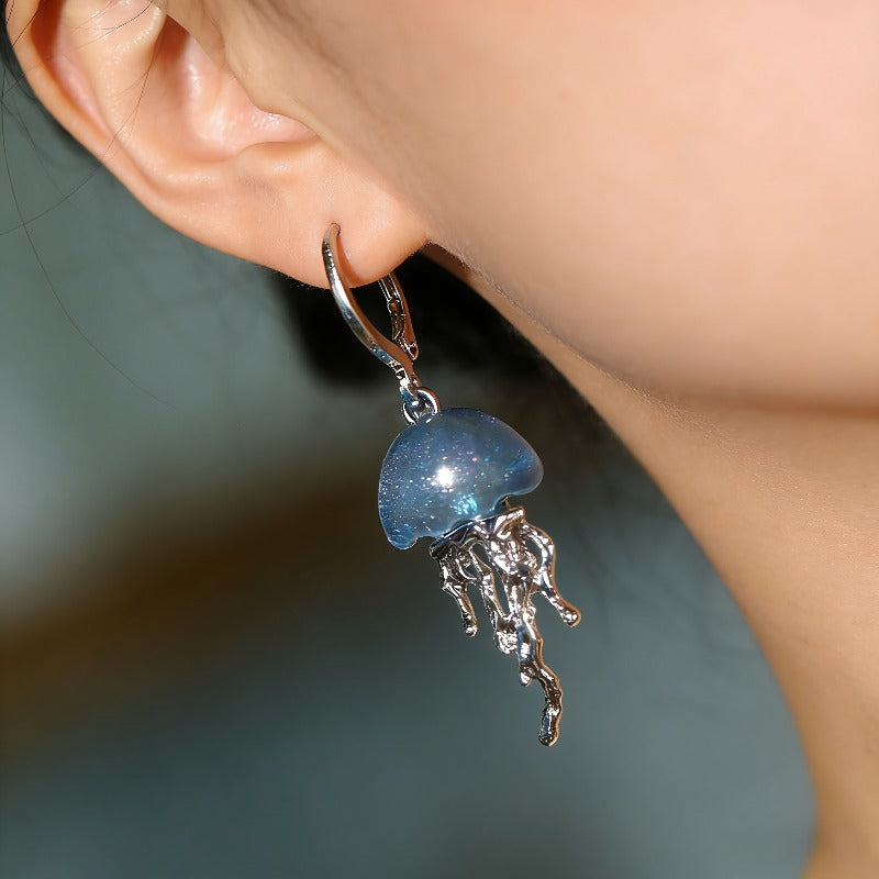 Sweet Personalized Minority Style Blue Jellyfish Pendants