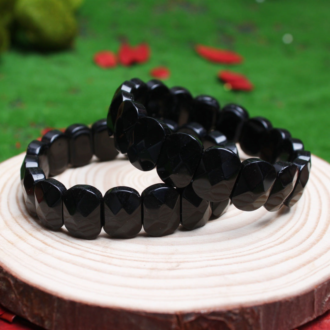 Women's & Men's Natural Stone Beads White Pine Blue Turquoise Bracelet