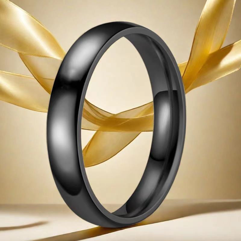 Women's Titanium Steel Niche High-grade Style Stainless Rings