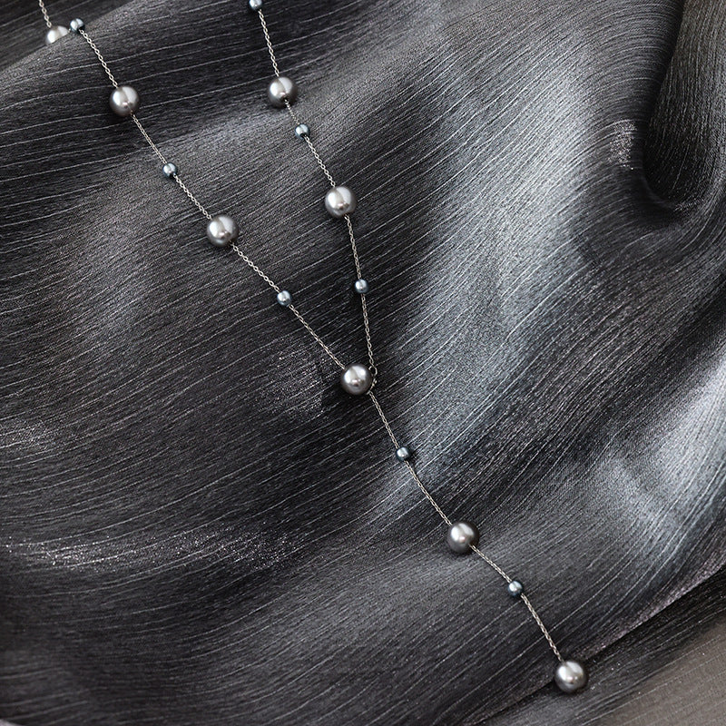 Starry Beads Multiple Ways To Wear Light Luxury Minority High-grade Necklace