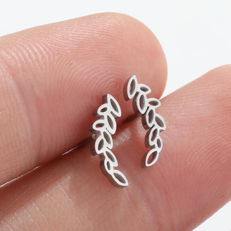 Fashion Branch Personality Minimalist Elegant Willow Stud Earrings