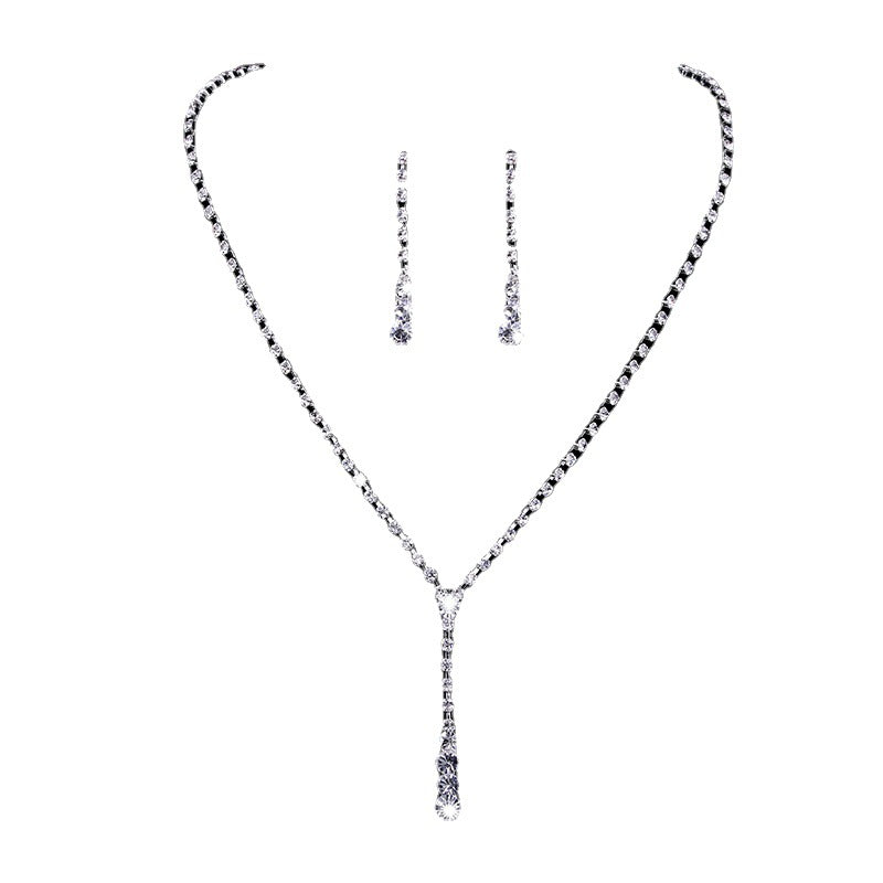 Direct Wholesale Fashion Wedding Bridal Gown Graphy Jewelry Set