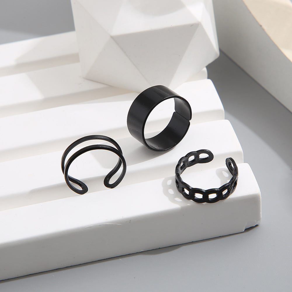 Creative Wide Face Switchable Index Finger Rings