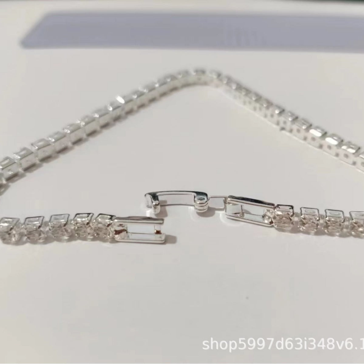 Full Diamond Single Row Tennis Hand Bracelets