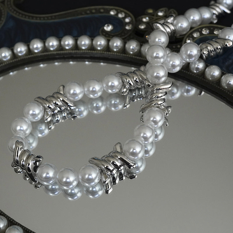 Thorns Stitching Thick Type Hip Hop Light Necklaces