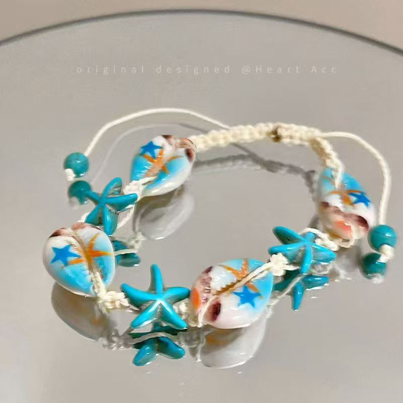 Blue Shell Starfish Female Spring Island Bracelet