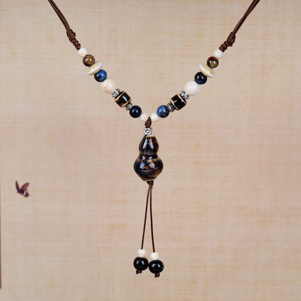 Chinese Ethnic Style Butterfly Niche Ancient Necklaces