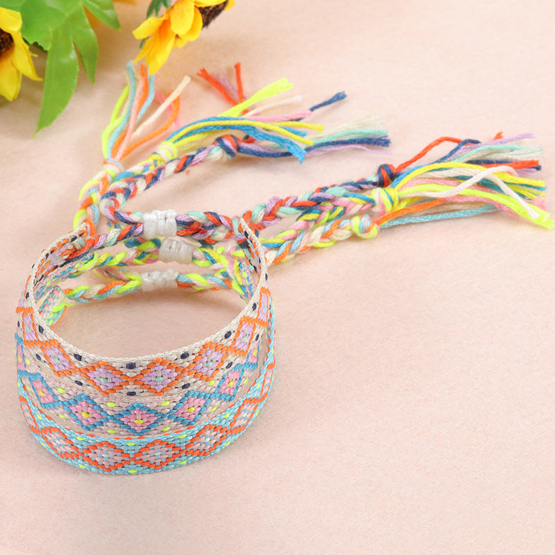 Woven Nepal Ethnic Style Lucky Friendship Bracelets