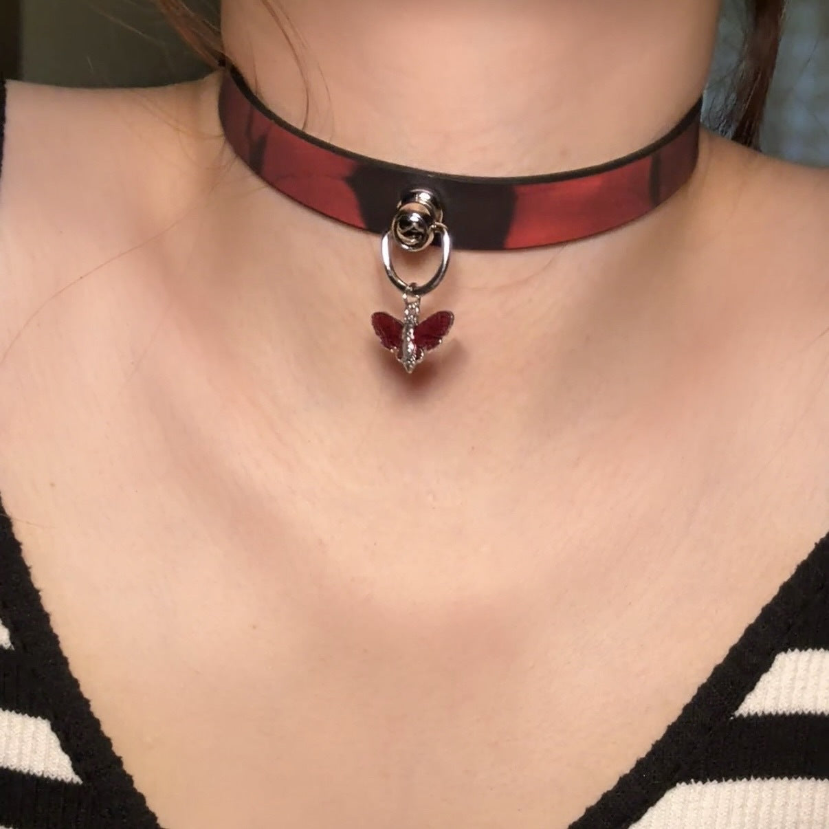 Paw Hot Soft Leather Trendy Cool High-grade Collar