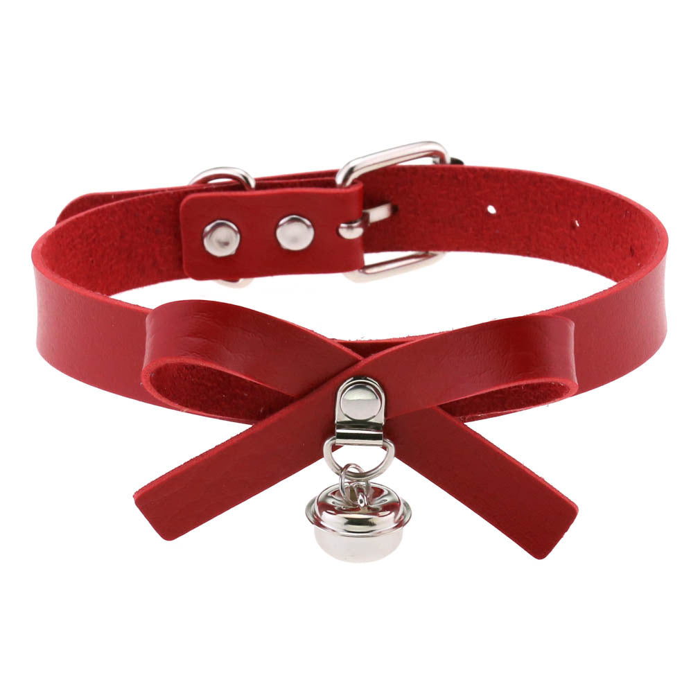 Punk Soft Graceful Bow Neckband Sexy Clang Collar
