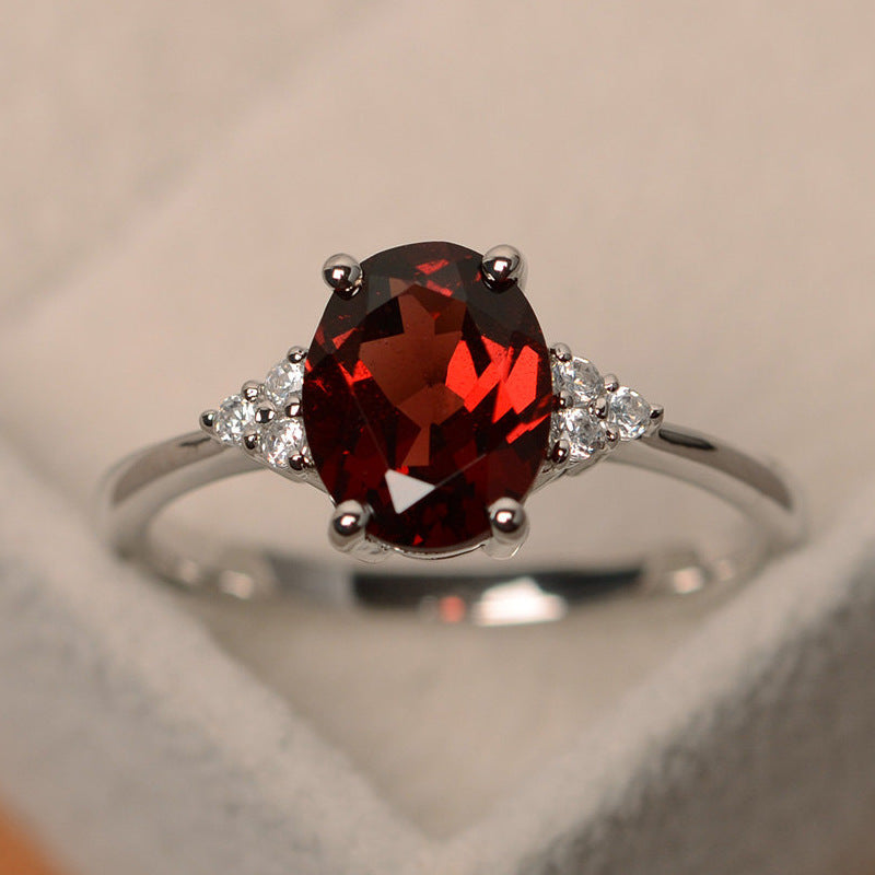 Classic Women's Sier For Marriage Engagement Rings