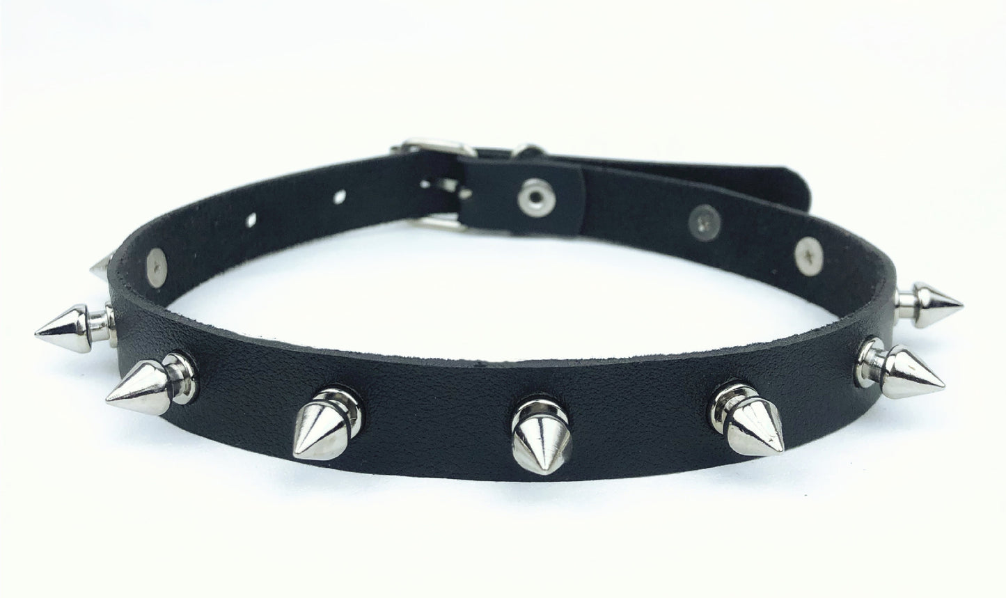Punk Tip Rivet Leather Gothic Rock Collar