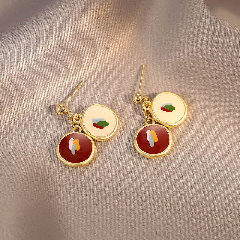 Needle High-grade Female Affordable Luxury Style Tassel Niche Temperamental Earrings