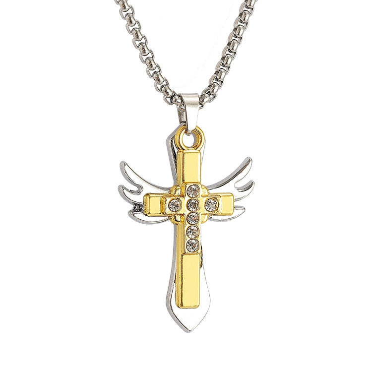 Women's & Men's Simplicity Long Gothic Vintage Stainless Steel Pendants