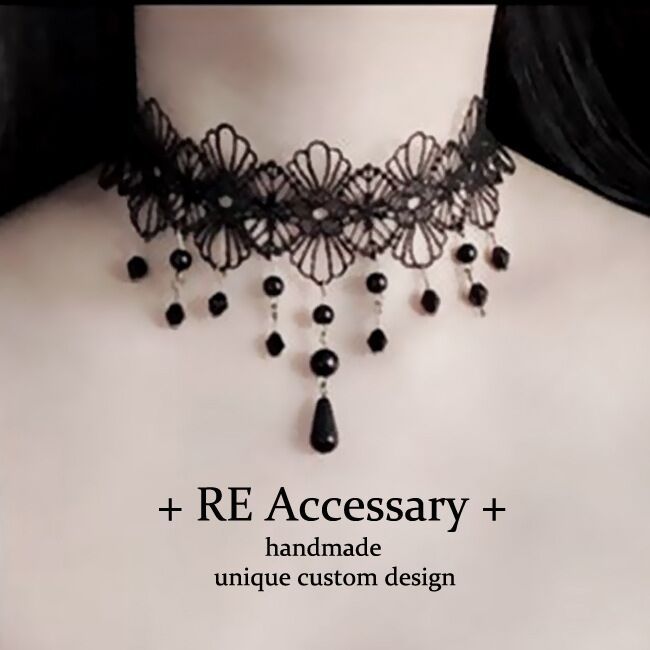 Cross Lace Lolita Ornament Dark Retro Niche Clavicle Necklaces