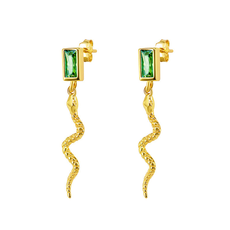 Women's Sier Needle Eardrop Retro Fashion Geometry Pattern Earrings