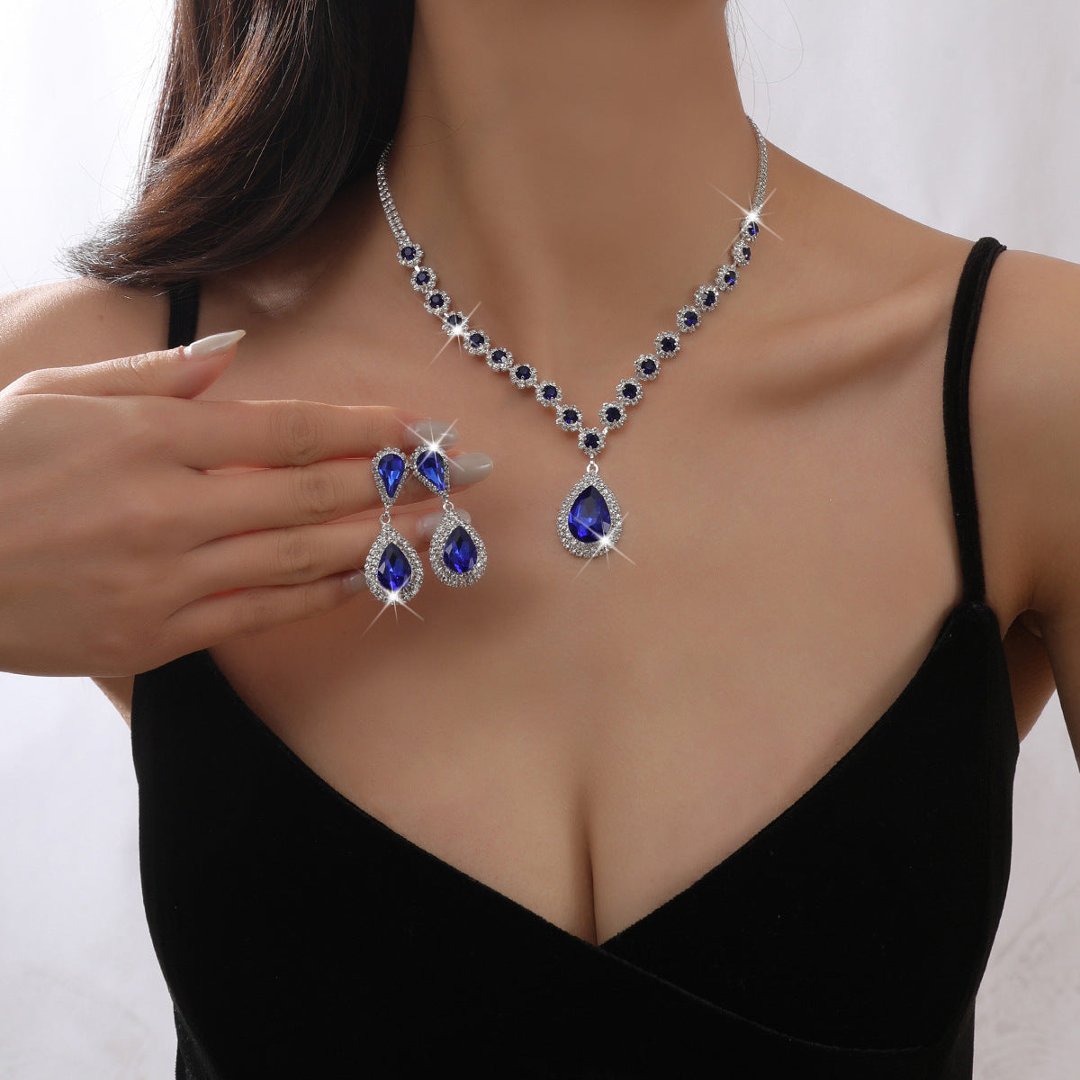 Creative Pretty Versatile Stylish Rhinestone Female Earrings