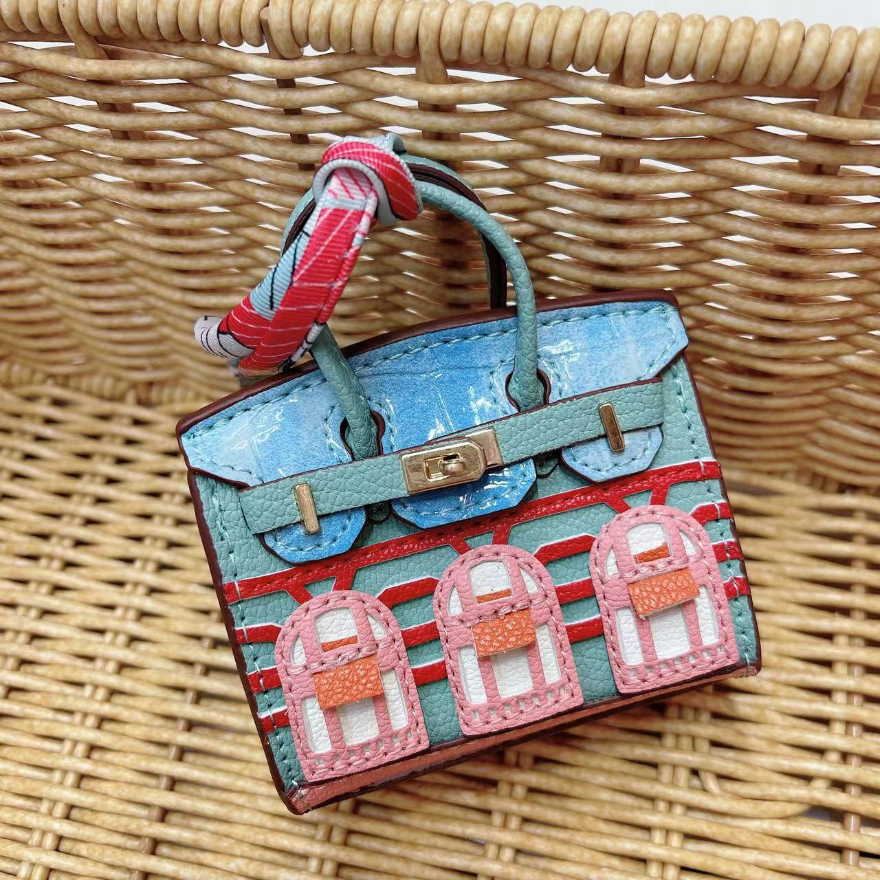 Mini Bag Window Small House Charm Hanging Ornaments