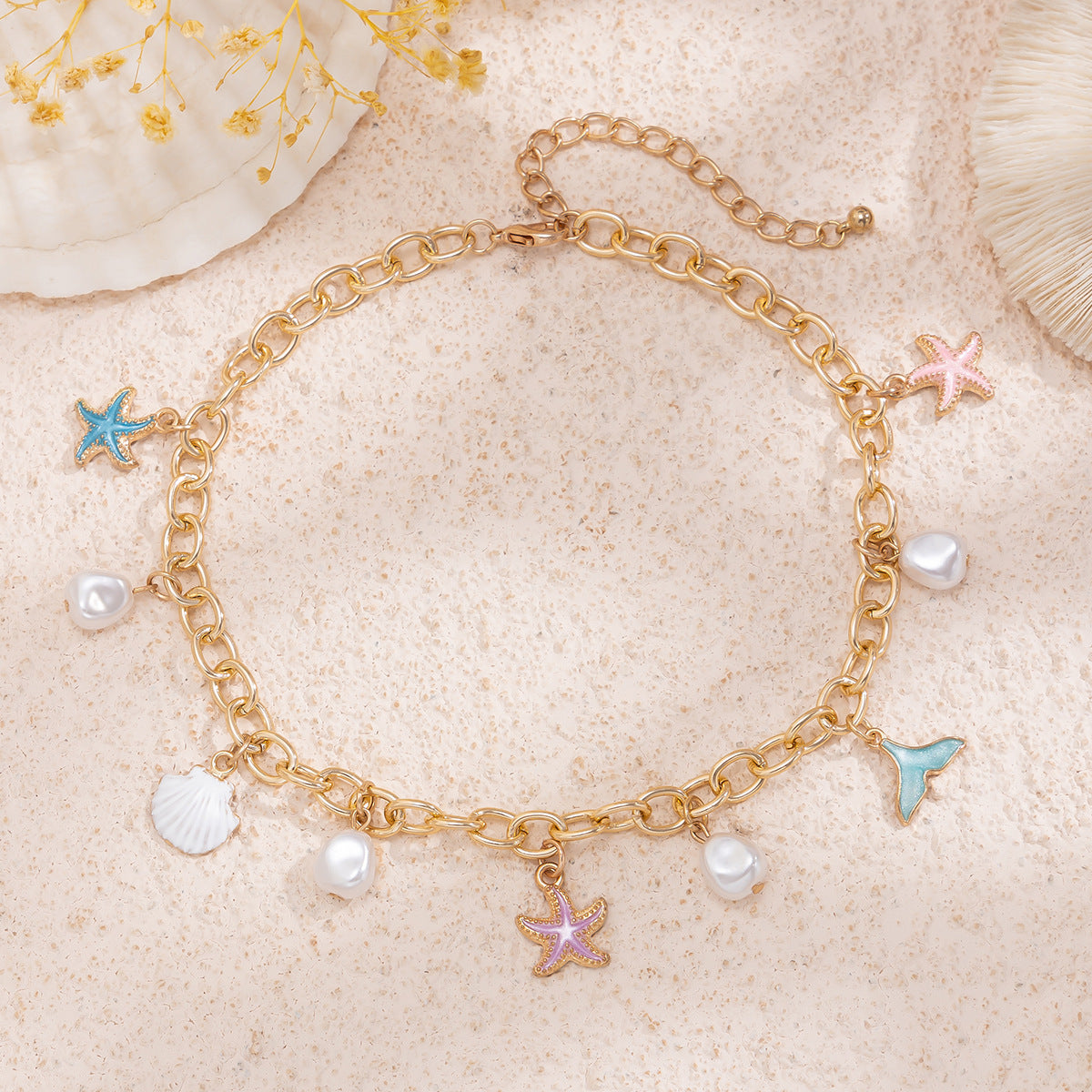 Pearl High-grade Clavicle Chain Beach Style Necklaces