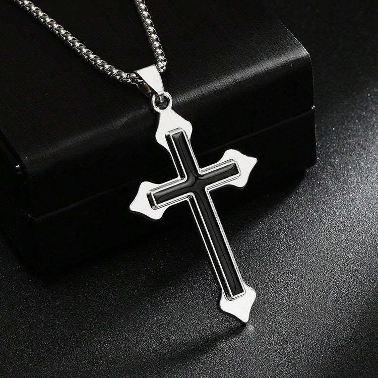 Women's & Men's Simplicity Long Gothic Vintage Stainless Steel Pendants