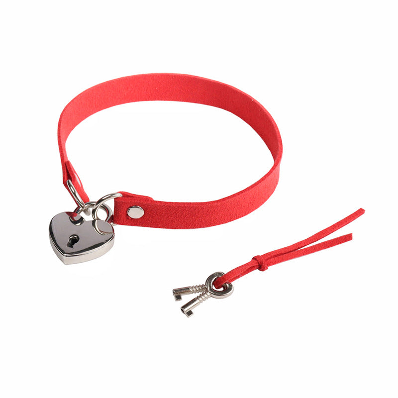 Love Heart-shaped Lock Key Veet Personality Sense Rings