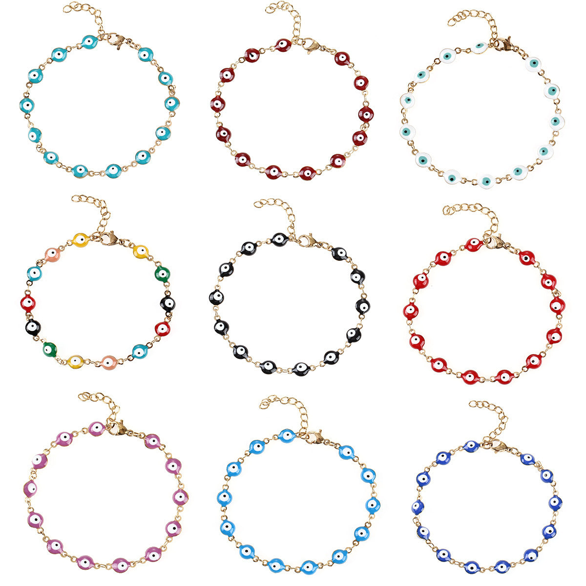 Style Devil's Eye Female Colorful Eyes Couple Bracelet