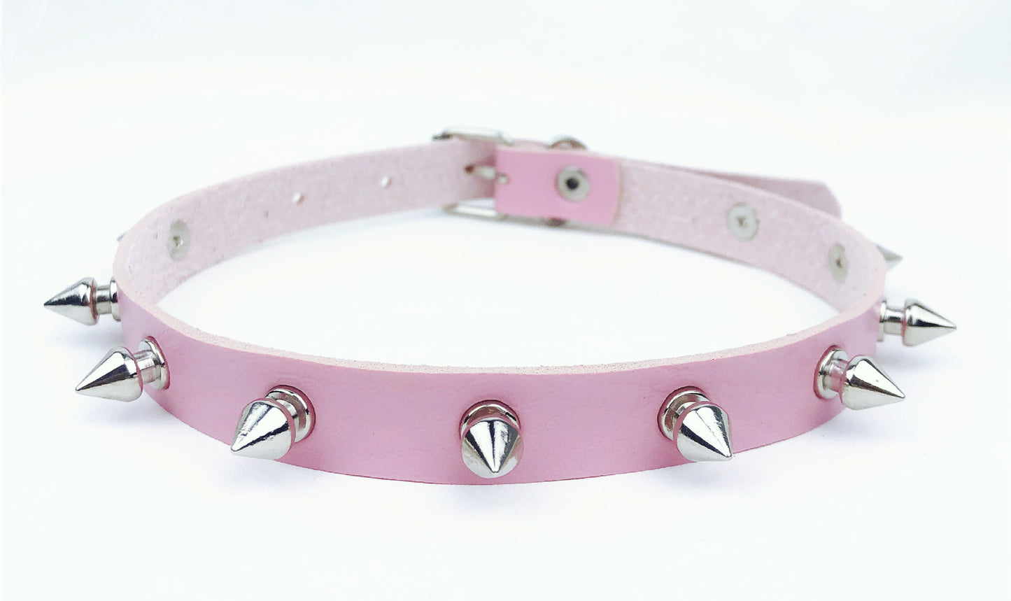 Punk Tip Rivet Leather Gothic Rock Collar
