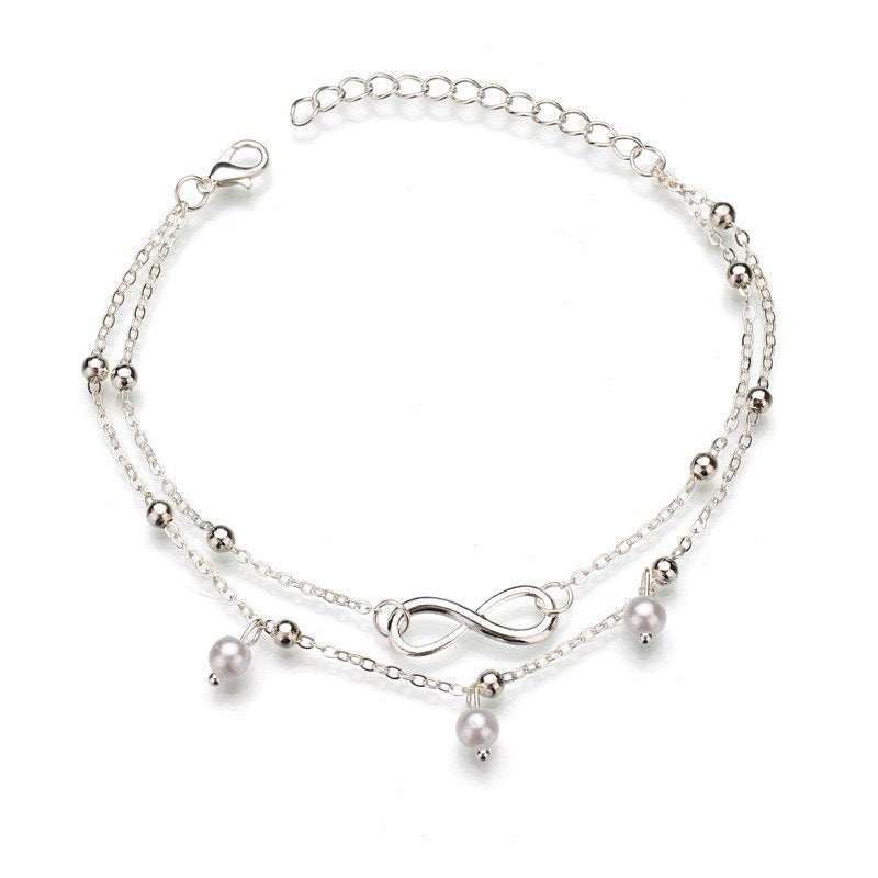 Love Personality Simplicity Beach Female Foot Anklets
