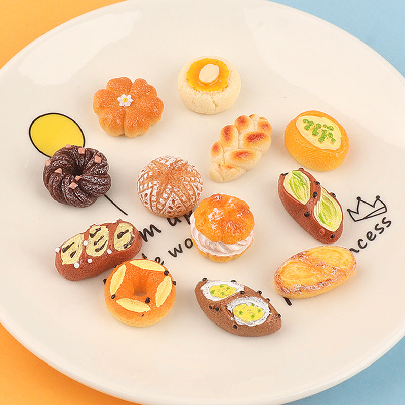 Children's Simulation Candy Toy Cream Bread Cake Glue Jewelry Accessories