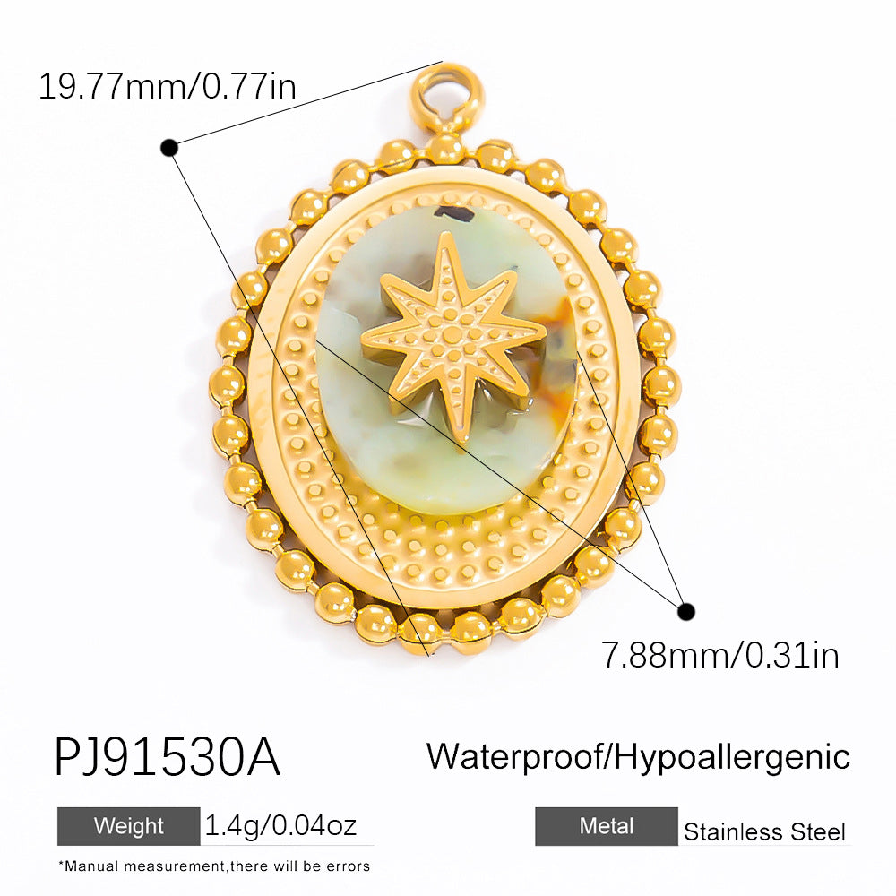 Classy Stylish Stainless Steel Gold-plated Design Jewelry Accessories