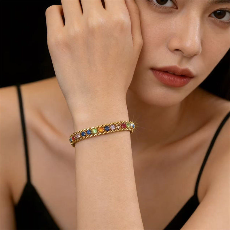 Women's Titanium Steel Fashionable Light Luxury High-grade Stainless Bracelet