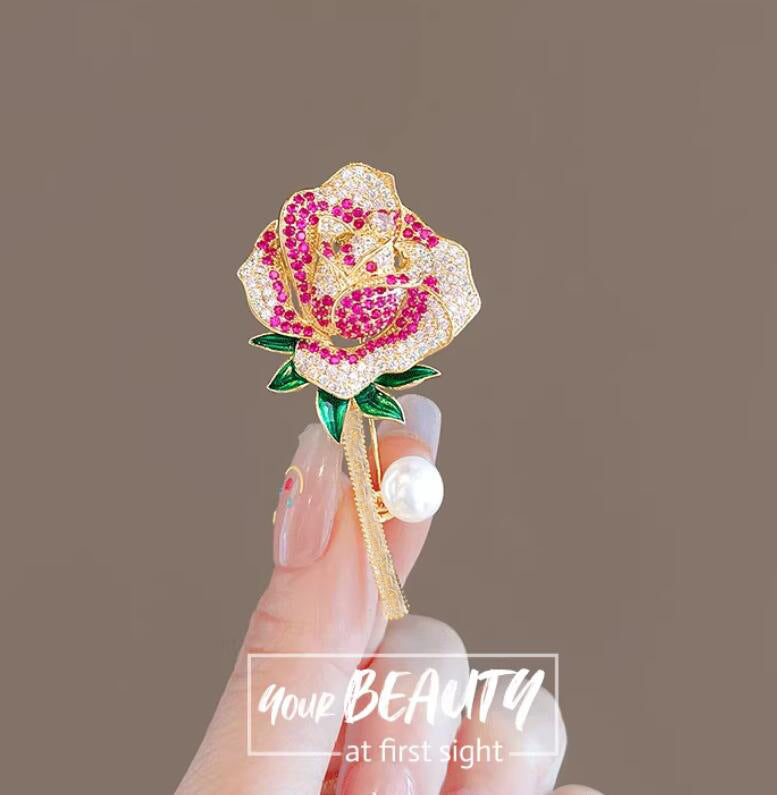 Temperament Safety Pin Add Beauty Value Light Brooches