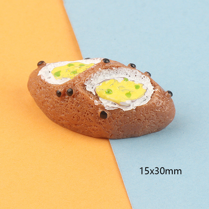 Children's Simulation Candy Toy Cream Bread Cake Glue Jewelry Accessories