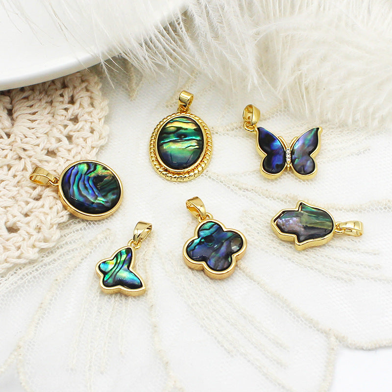 Starry Sky Universe Abalone Shell Geometric Jewelry Accessories