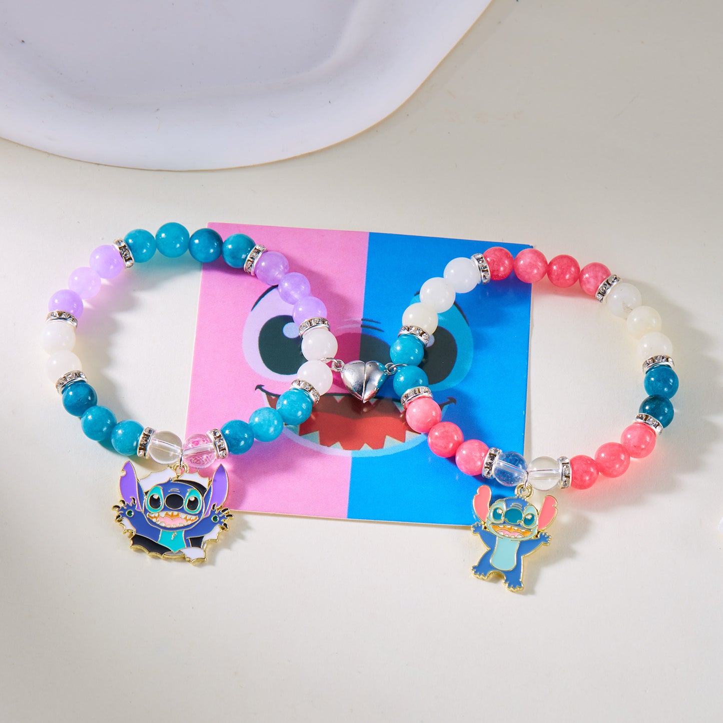 Stitch Couple Fashion One Pair Of Bracelets