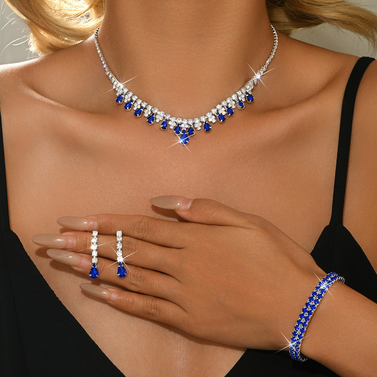 Suit Fashionable Simple Exquisite Fresh High Sense Birthday Gift Jewelry Set