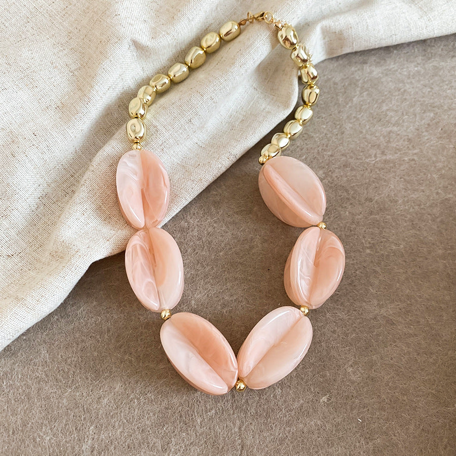 Shadow Flower Beaded Female Summer Dopamine Sweet Jewelry Set