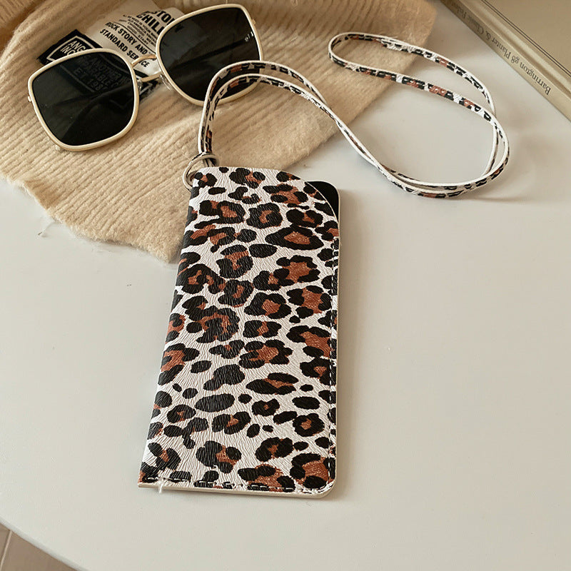 Style Long Leather Pull Key Case Necklaces