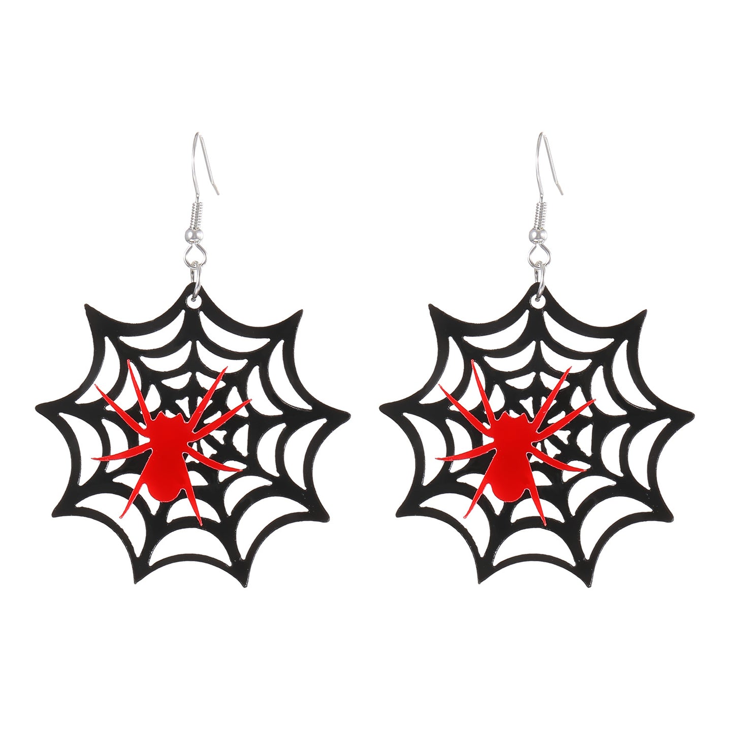 Halloween Eccentric Personality Skull Pumpkin Lamp Earrings