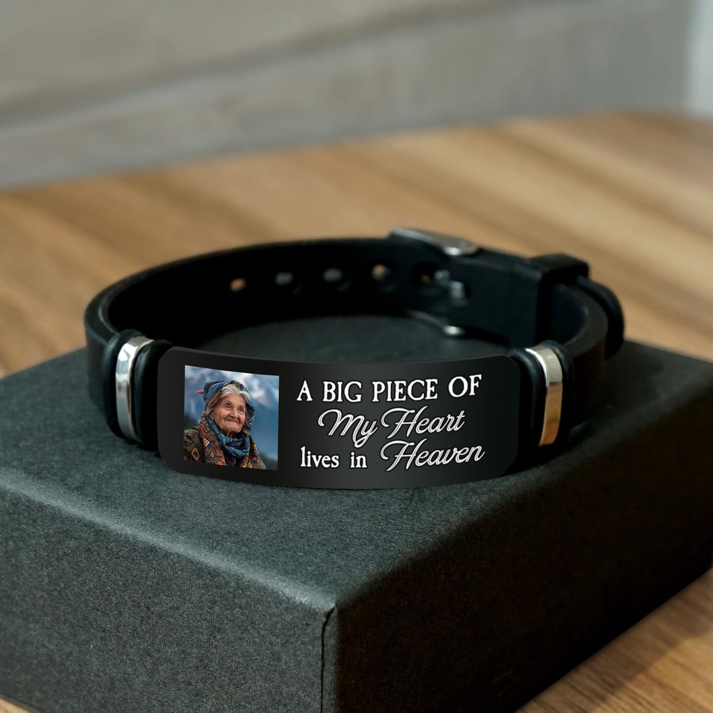 Steel Elbow Color Printing Incentive Gift Adjustable Silicone Strap Lettering Bracelet