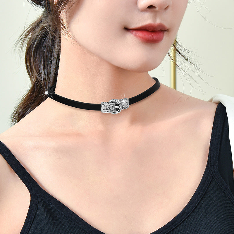 Personalized Iti Female Neck Strap Nightclub Hot Pure Desire Clavicle Collar